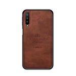 PINWUYO Shockproof Waterproof Full Coverage PC + TPU + Skin Protective Case for Galaxy A7 2018/A750(Brown)