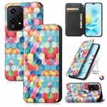 For Honor 200 Lite Global CaseNeo Colorful Magnetic Leather Phone Case(Magic Space)