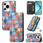 For Huawei Pura 70 CaseNeo Colorful Magnetic Leather Phone Case(Rhombus Mandala)