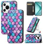 For Huawei Pura 70 CaseNeo Colorful Magnetic Leather Phone Case(Purple Scales)
