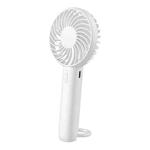 S3 3 Speed Low Noise Hanging Hole Desk Fan Portable Rechargeable Handheld Cooling Fan(White)