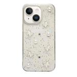 For iPhone 13 Glitter Pearl Butterfly TPU Phone Case(Pearl Butterfly)