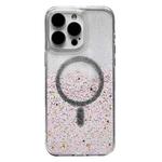 For iPhone  12 Pro Gradient Glitter MagSafe PC Hybrid TPU Phone Case(Gradient Lotus)