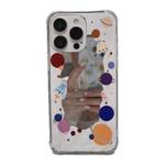 For iPhone 15 Pro Max Color Painted Mirror Phone Case(Colorfull Starry Sky)