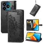 For ZTE Blade V60 Vita Mandala Flower Embossed Leather Phone Case(Black)