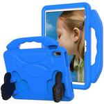 For iPad Air 11 2024 Children EVA Shockproof Tablet Case with Thumb Bracket(Blue)