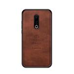 PINWUYO Shockproof Waterproof Full Coverage PC + TPU + Skin Protective Case for Meizu 16 Plus(Brown)