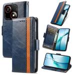 For ZTE Blade A35e 4G CaseNeo Splicing Dual Magnetic Buckle Leather Phone Case(Blue)