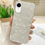 For iPhone XR Shell Pattern TPU Protective Phone Case(White)