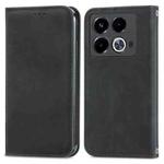 For Infinix Note 40 Retro Skin Feel Magnetic Flip Leather Phone Case(Black)