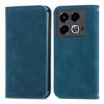 For Infinix Note 40 Retro Skin Feel Magnetic Flip Leather Phone Case(Blue)