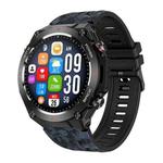 KC82 1.45 inch Color Screen Smart Watch, Support Bluetooth Call / Health Monitoring(Camouflage Black)