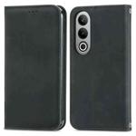 For OnePlus Nord CE4 Retro Skin Feel Magnetic Flip Leather Phone Case(Black)