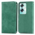 For OnePlus Nord N30 SE Retro Skin Feel Magnetic Flip Leather Phone Case(Green)