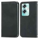 For OnePlus Nord N30 SE Retro Skin Feel Magnetic Flip Leather Phone Case(Black)