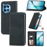 For OnePlus Ace 3 Pro Retro Skin Feel Magnetic Flip Leather Phone Case(Black)