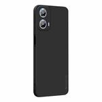 For Motorola Moto G34 5G PINWUYO Sense Series Liquid Silicone TPU Phone Case(Black)