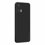 For Motorola Moto G85 PINWUYO Sense Series Liquid Silicone TPU Phone Case(Black)