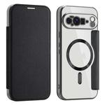 For Google Pixel 10 Pro XL Shield MagSafe RFID Anti-theft Leather Phone Case(Black)