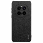 For Honor Magic 7Pro Tree Bark Leather Shockproof Phone Case(Black)