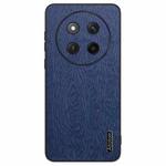 For Honor X60Pro Tree Bark Leather Shockproof Phone Case(Blue)