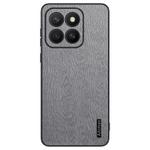 For Honor X8c Tree Bark Leather Shockproof Phone Case(White)