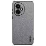 For Honor 400 Global 156.5mm Tree Bark Leather Shockproof Phone Case(White)
