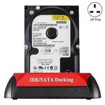 575D USB Hard Disk Holder Laptop Mobile Hard Disk Box 2.5 / 3.5inch SATA IDE HDD Base, Plug:UK Plug