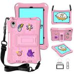 For iPad mini 6 Hi Baby EVA Full Body Tablet Case with Strap(Pink)