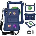 For iPad mini 6 Hi Baby EVA Full Body Tablet Case with Strap(Navy Blue)