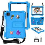 For iPad Air 11 2024 Hi Baby EVA Full Body Tablet Case with Strap(Sky Blue)