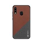 PINWUYO Honors Series Shockproof PC + TPU Protective Case for Huawei P30 Lite / Nova 4e(Brown)