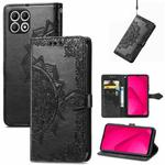 For T-Mobile REVVL 7 5G Mandala Flower Embossed Leather Phone Case(Black)