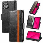 For T-Mobile T Phone 2 5G CaseNeo Splicing Dual Magnetic Buckle Leather Phone Case(Black)