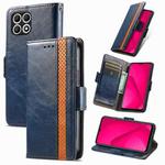 For T-Mobile T Phone 2 5G CaseNeo Splicing Dual Magnetic Buckle Leather Phone Case(Blue)