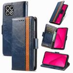 For T-Mobile T Phone 2 Pro 5G CaseNeo Splicing Dual Magnetic Buckle Leather Phone Case(Blue)