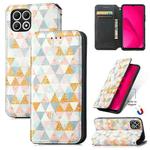 For T-Mobile T Phone 2 5G CaseNeo Colorful Magnetic Leather Phone Case(Rhombus)