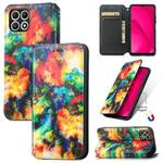 For T-Mobile T Phone 2 Pro 5G CaseNeo Colorful Magnetic Leather Phone Case(Colorful Cloud)