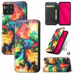 For T-Mobile REVVL 7 Pro 5G CaseNeo Colorful Magnetic Leather Phone Case(Colorful Cloud)