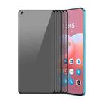 For Realme X7 Max 5G 5pcs ENKAY Hat-Prince 28 Degree Anti-peeping Privacy Silk Print Tempered Glass Film