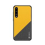 PINWUYO Honors Series Shockproof PC + TPU Protective Case for Huawei P30(Yellow)