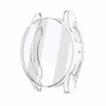 For Samsung Galaxy Watch 7 40mm Full Coverage TPU Electroplated Watch Protective Case(Transparent)