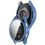 For Samsung Galaxy Watch 7 44mm Full Coverage TPU Electroplated Watch Protective Case(Blue)