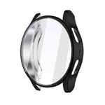 For Samsung Galaxy Watch 7 44mm Full Coverage TPU Electroplated Watch Protective Case(Black)