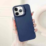 For iPhone 11 Pro Lens Frame Holder Shockproof Phone Case(Blue)