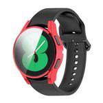 For Samsung Galaxy Watch FE 40mm Full Coverage TPU Electroplated Watch Protective Case(Red)