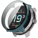 For Suunto Race PC + Tempered Glass Film Integrated Watch Protective Case(Pine Green)
