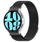 For Samsung Galaxy Watch FE Milan Magnetic Quick Release Stainless Steel Watch Band(Black)