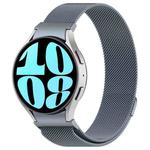 For Samsung Galaxy Watch FE Milan Magnetic Quick Release Stainless Steel Watch Band(Gray)