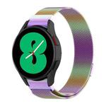 For Samsung Galaxy Watch 7 Ultra 47mm Milan Magnetic Stainless Steel Watch Band(Colorful)